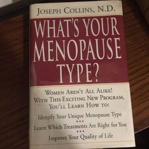 Informational book on menopause womenhood women aging